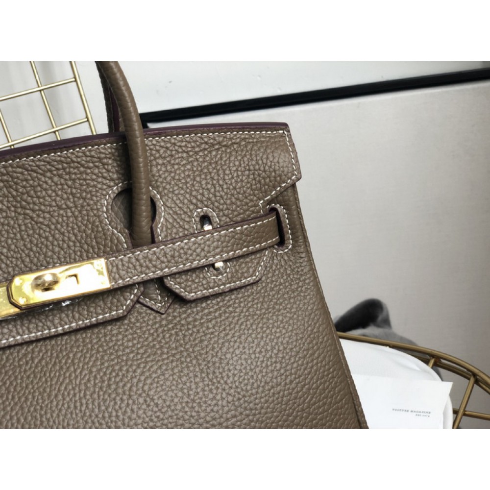 Hermes birkin bag togo leather grey 35x25cm-30x22cm Bags