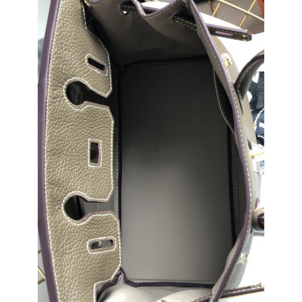 Hermes birkin bag togo leather grey 35x25cm-30x22cm Bags