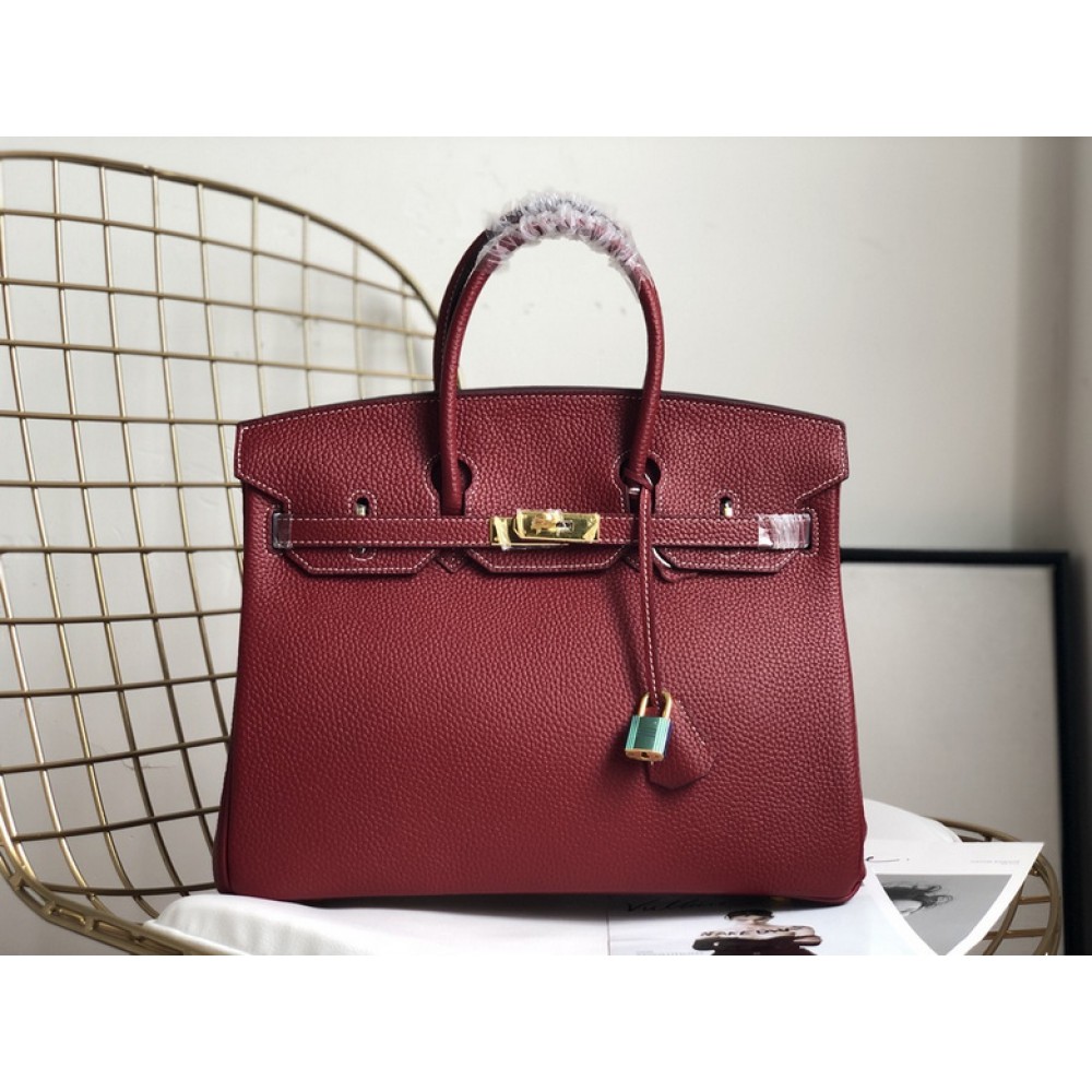 Hermes birkin bag togo leather bordo 35x25cm-30x22cm Bags