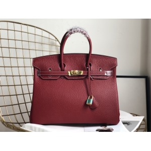 Hermes birkin bag togo leather bordo 35x25cm-30x22cm Bags