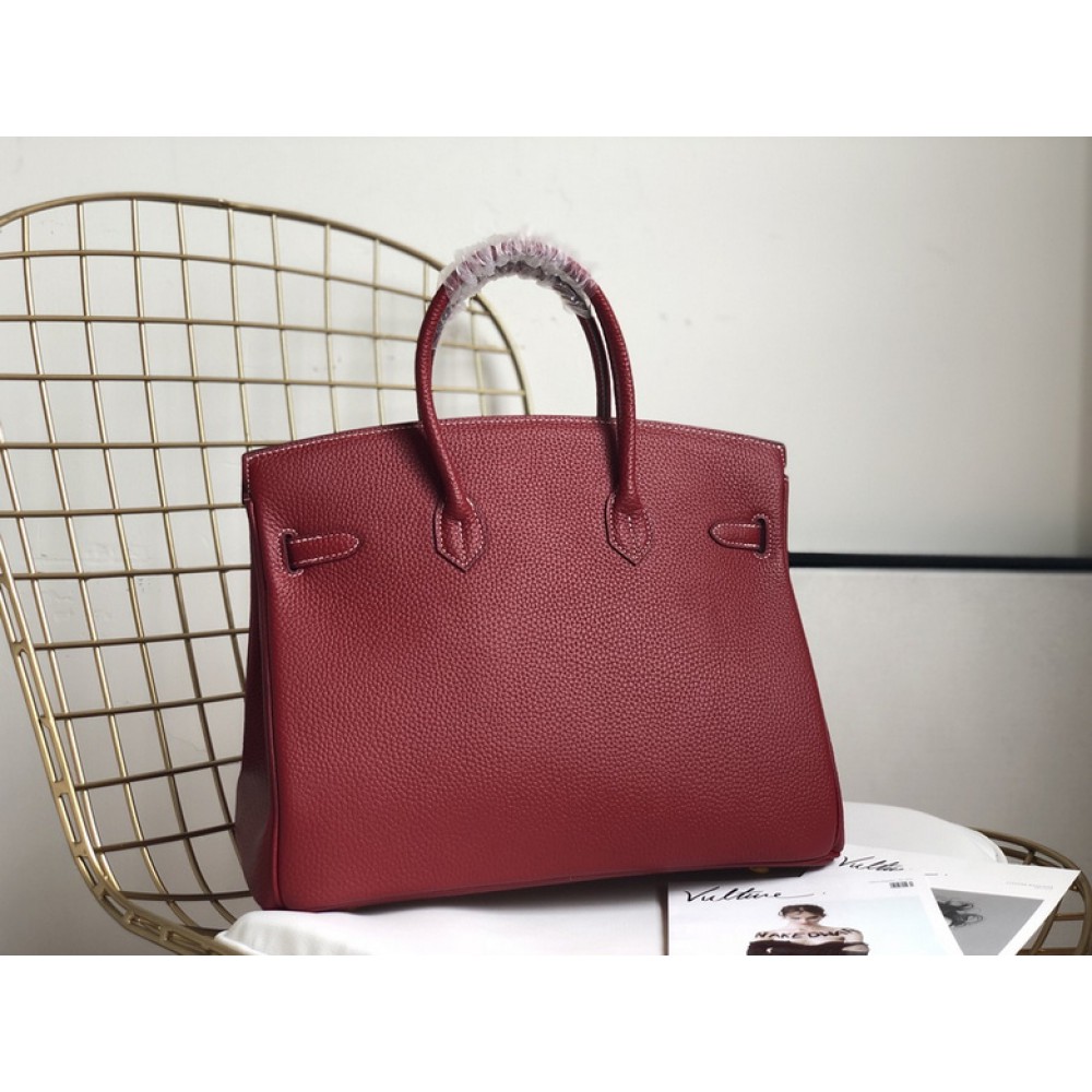 Hermes birkin bag togo leather bordo 35x25cm-30x22cm Bags