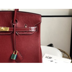 Hermes birkin bag togo leather bordo 35x25cm-30x22cm Bags