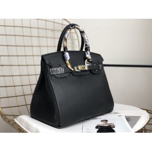 Hermes birkin bag togo leather black 35x25cm-30x22cm Bags