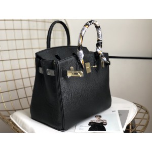Hermes birkin bag togo leather black 35x25cm-30x22cm Bags