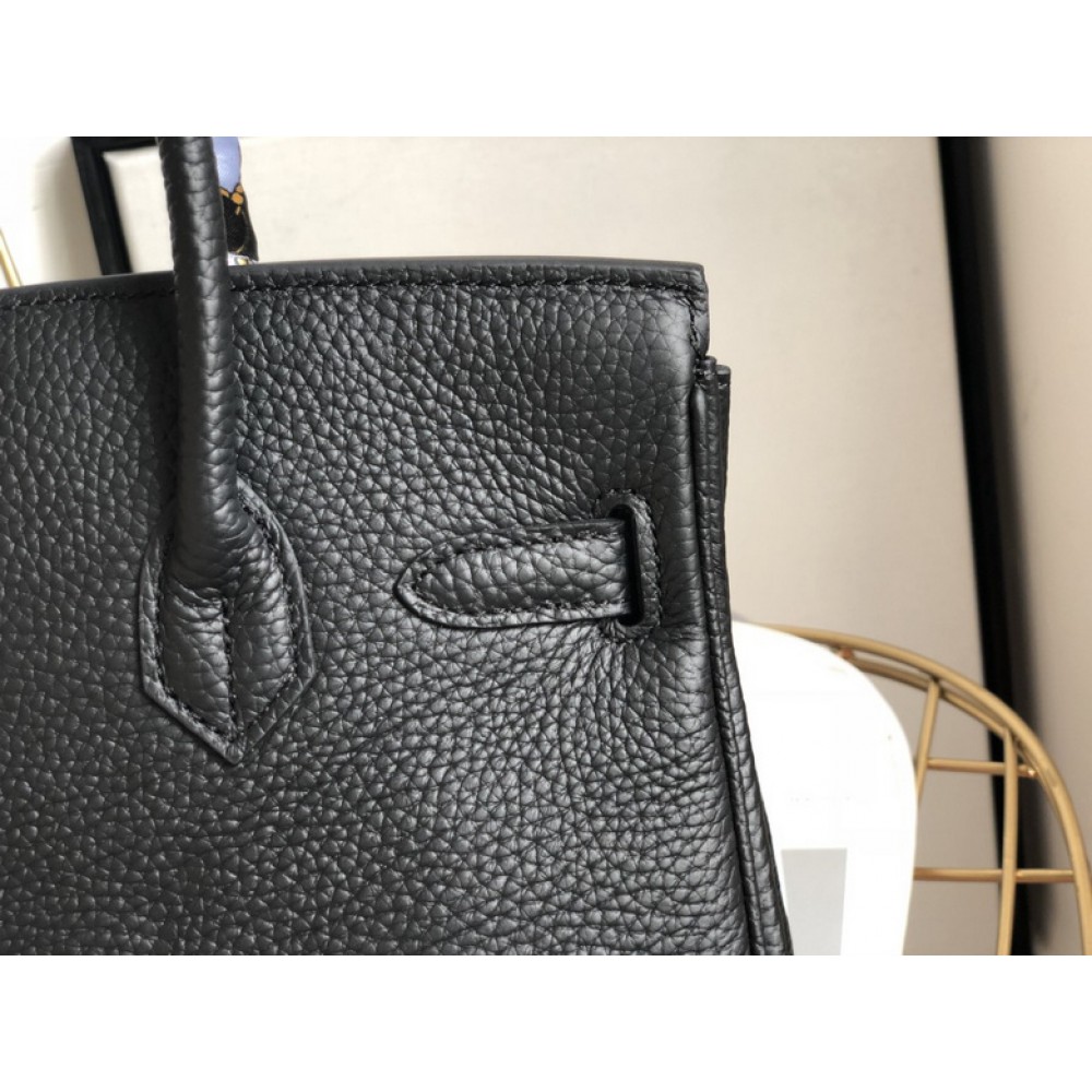 Hermes birkin bag togo leather black 35x25cm-30x22cm Bags