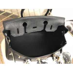Hermes birkin bag togo leather black 35x25cm-30x22cm Bags