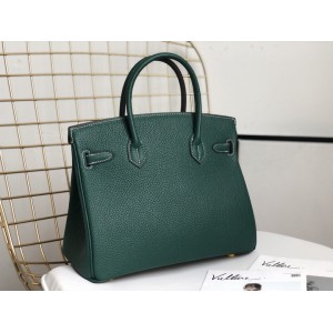 Hermes birkin bag togo leather green 35x25cm-30x22cm Bags