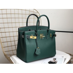 Hermes birkin bag togo leather green 35x25cm-30x22cm Bags