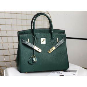 Hermes birkin bag togo leather green 35x25cm-30x22cm Bags