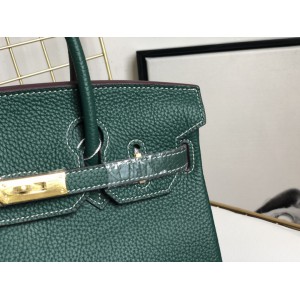 Hermes birkin bag togo leather green 35x25cm-30x22cm Bags