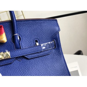 Hermes birkin bag togo leather blue 35x25cm-30x22cm Bags