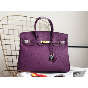 Hermes birkin bag togo leather purple 35x25cm-30x22cm Bags