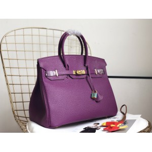 Hermes birkin bag togo leather purple 35x25cm-30x22cm Bags