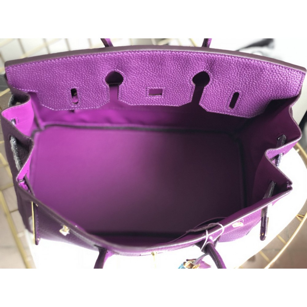 Hermes birkin bag togo leather purple 35x25cm-30x22cm Bags