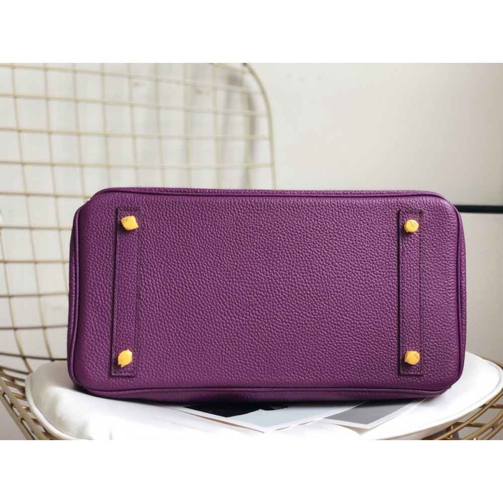 Hermes birkin bag togo leather purple 35x25cm-30x22cm Bags