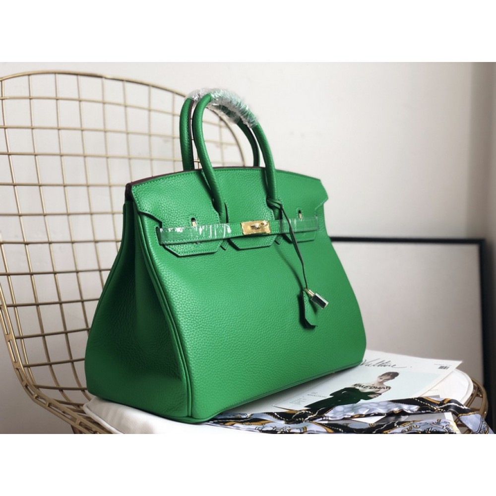 Hermes birkin bag togo leather green 35x25cm-30x22cm Bags