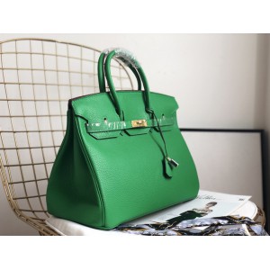 Hermes birkin bag togo leather green 35x25cm-30x22cm Bags