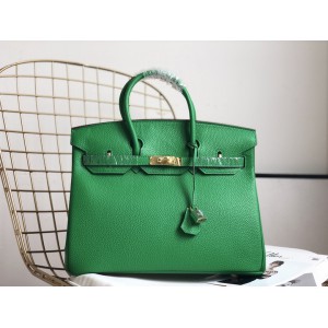 Hermes birkin bag togo leather green 35x25cm-30x22cm Bags