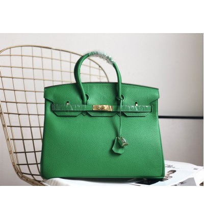 Hermes birkin bag togo leather green 35x25cm-30x22cm
