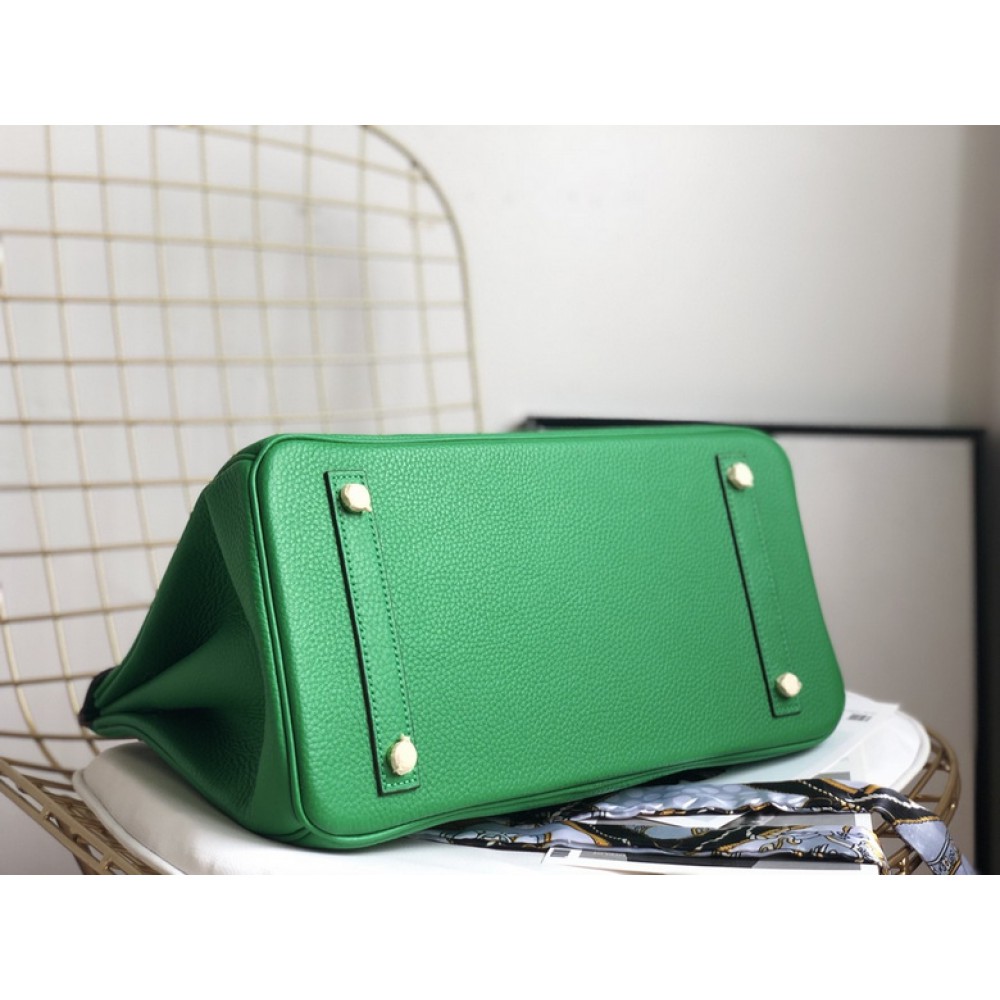 Hermes birkin bag togo leather green 35x25cm-30x22cm Bags