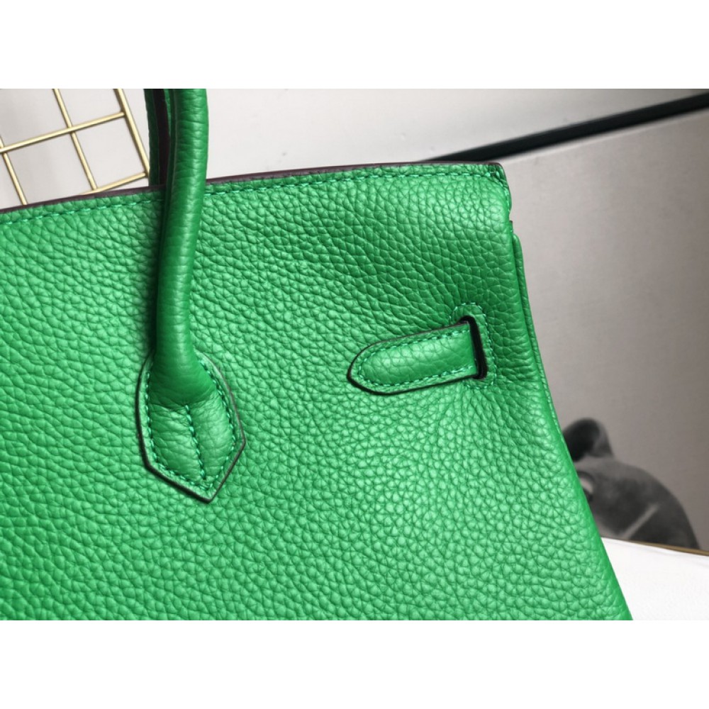 Hermes birkin bag togo leather green 35x25cm-30x22cm Bags