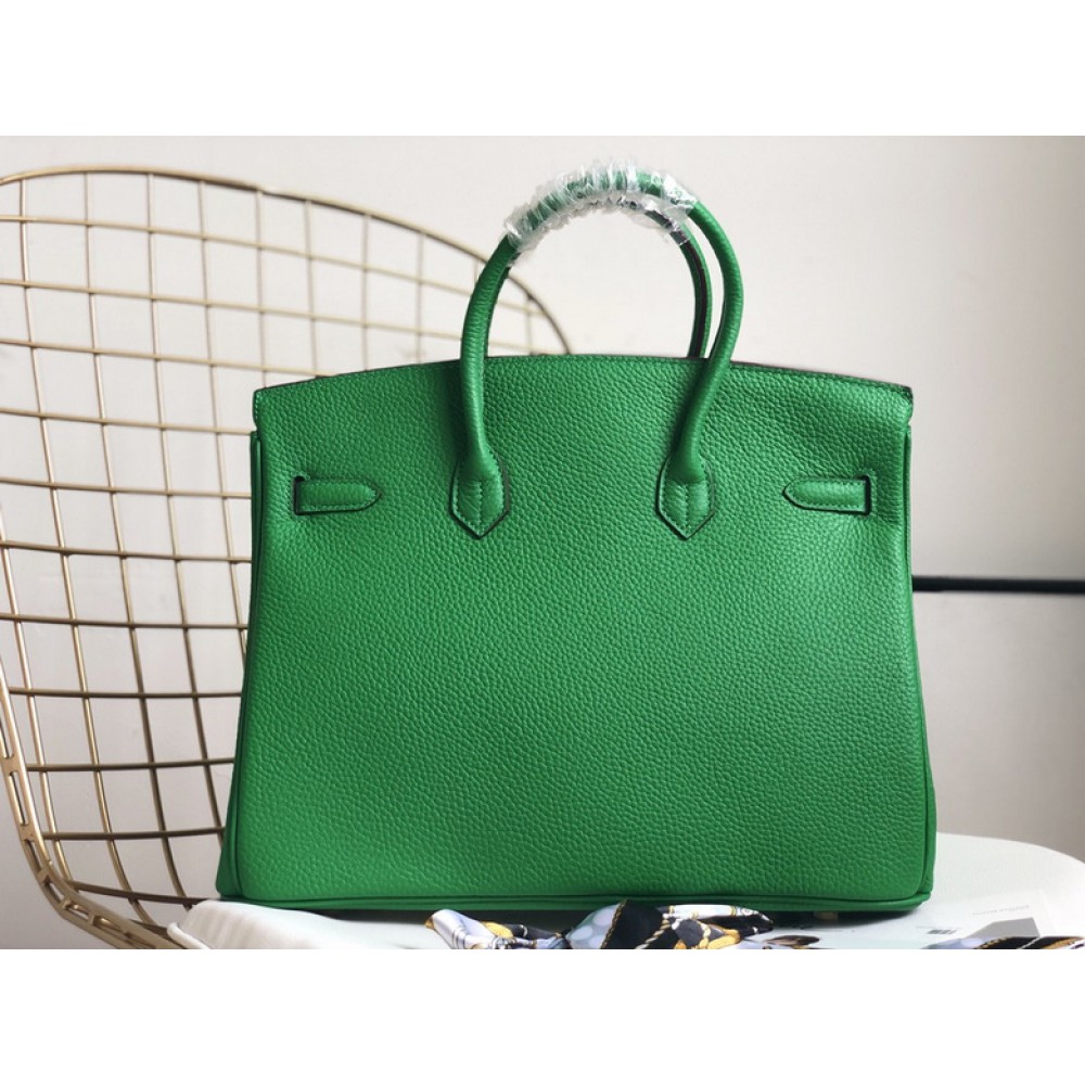Hermes birkin bag togo leather green 35x25cm-30x22cm Bags