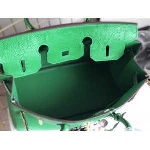 Hermes birkin bag togo leather green 35x25cm-30x22cm Bags