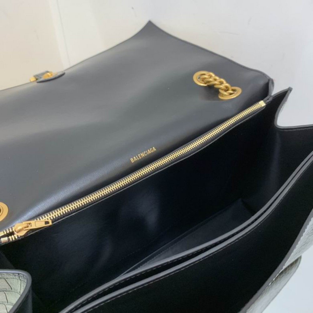 Balenciaga crush large size 39,5x25cm croc effect Bags