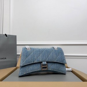 Balenciaga crush 24.9x15cm denim Bags