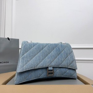 Balenciaga crush 31x20cm denim Bags