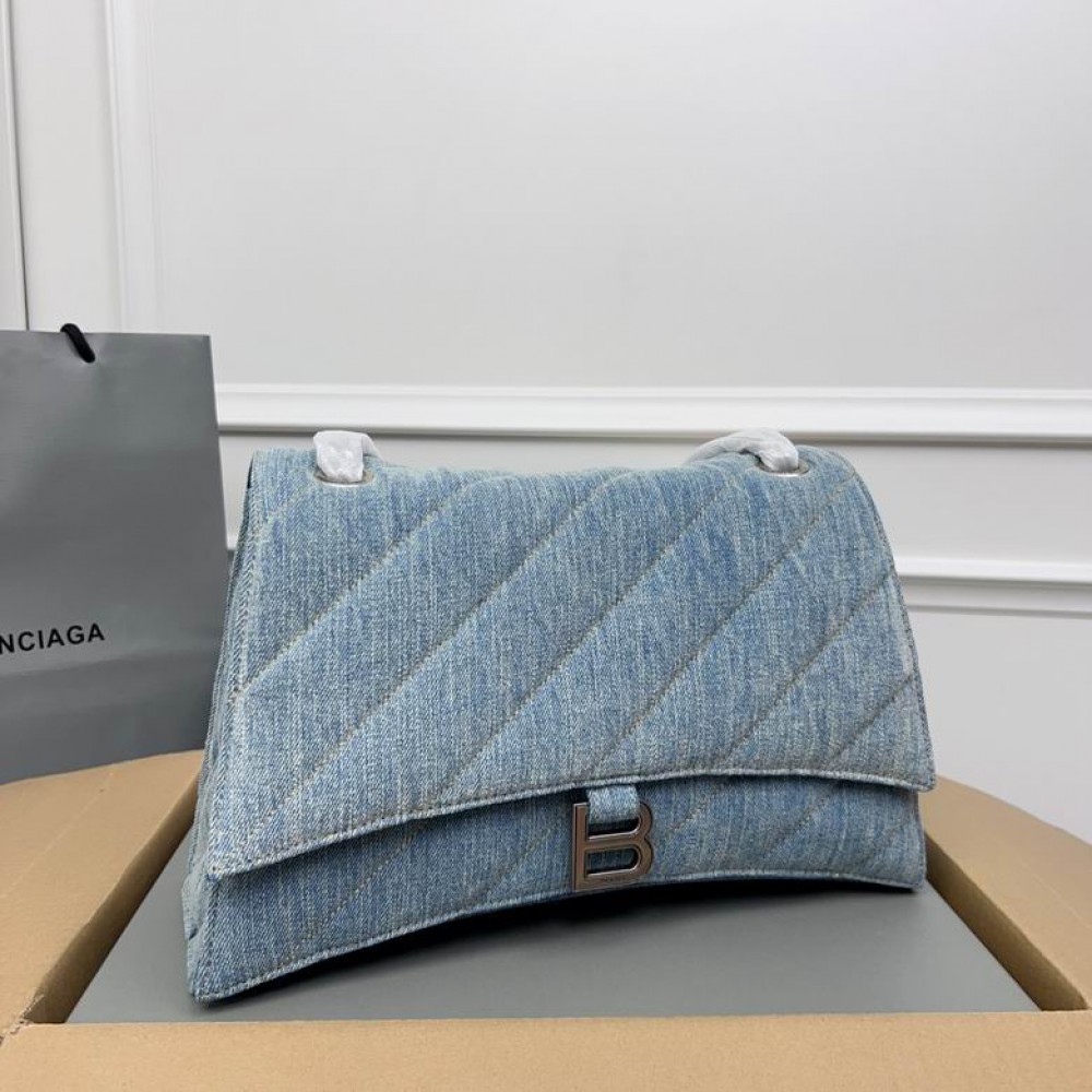 Balenciaga crush 31x20cm denim Bags