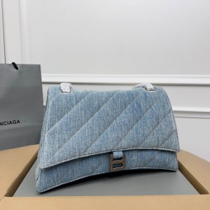 Balenciaga crush 31x20cm denim Bags