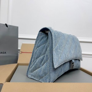 Balenciaga crush 31x20cm denim Bags