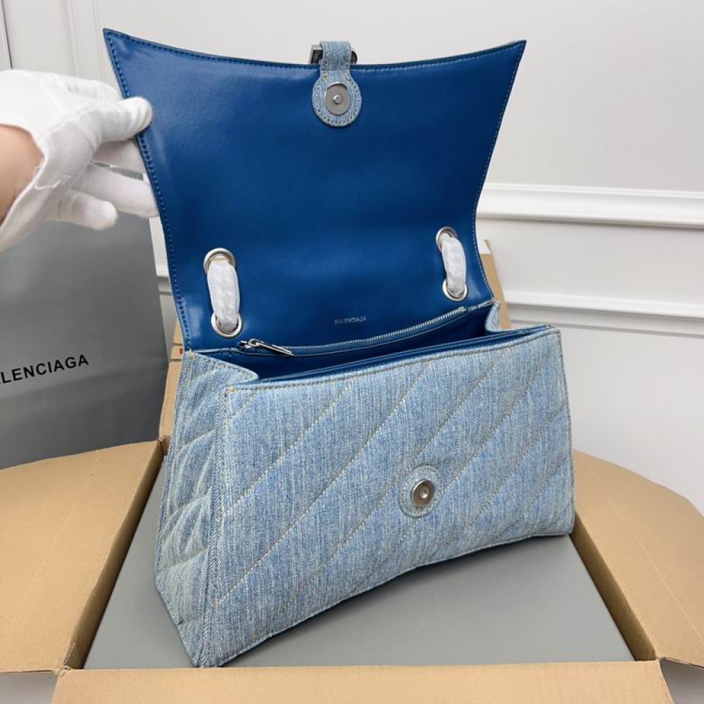 Balenciaga crush 31x20cm denim Bags