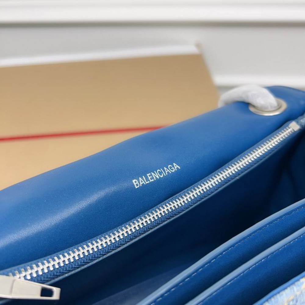 Balenciaga crush 31x20cm denim Bags