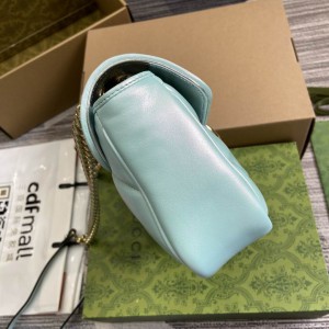 Gucci marmont 26cm iridescent blue Bags