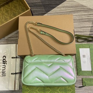 Gucci marmont 26cm iridescent green Bags