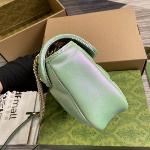Gucci marmont 26cm iridescent green Bags