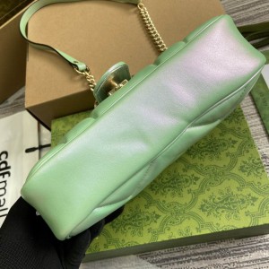 Gucci marmont 26cm iridescent green Bags