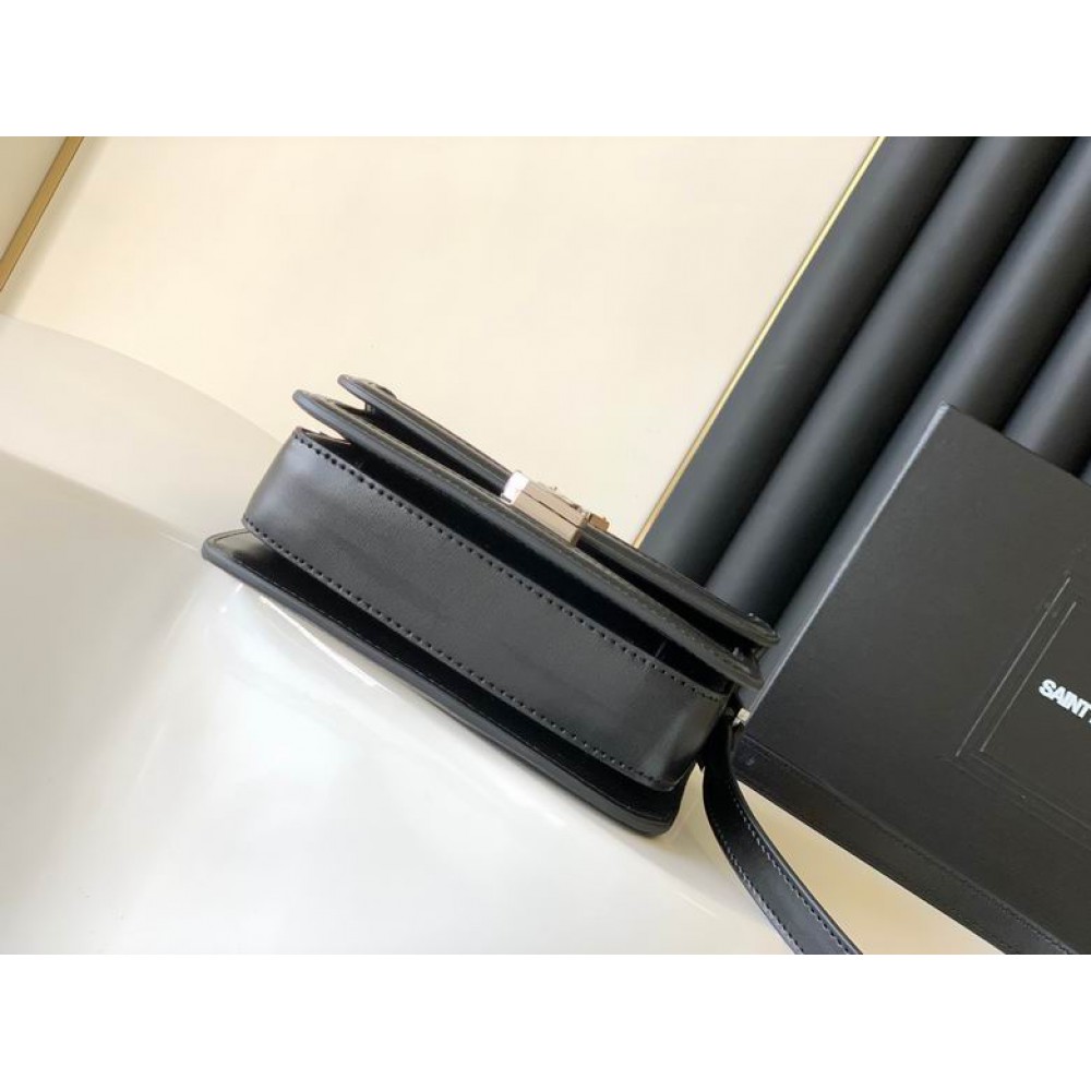 Ysl solferino bag leather black silver 19x13x5cm Bags