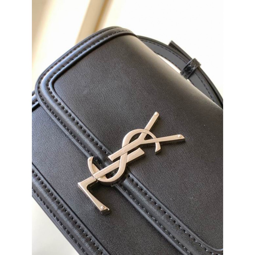 Ysl solferino bag leather black silver 19x13x5cm Bags