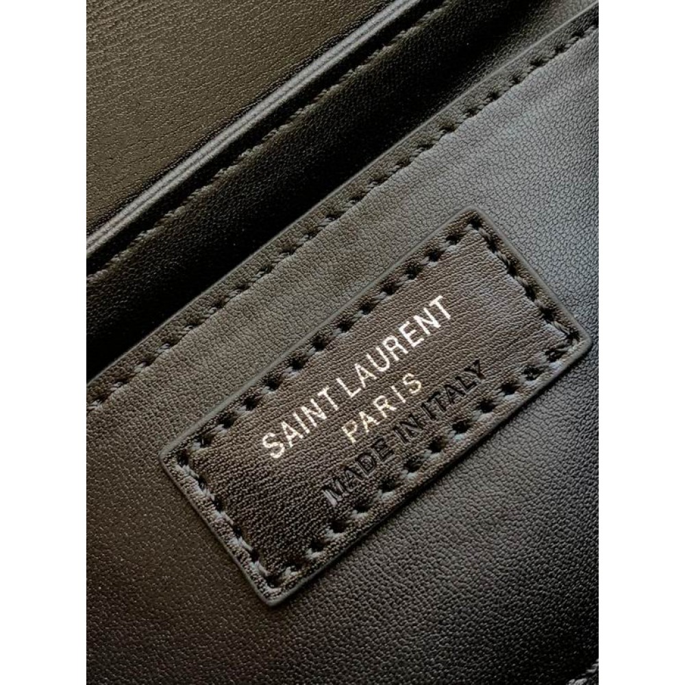 Ysl solferino bag leather black silver 19x13x5cm Bags