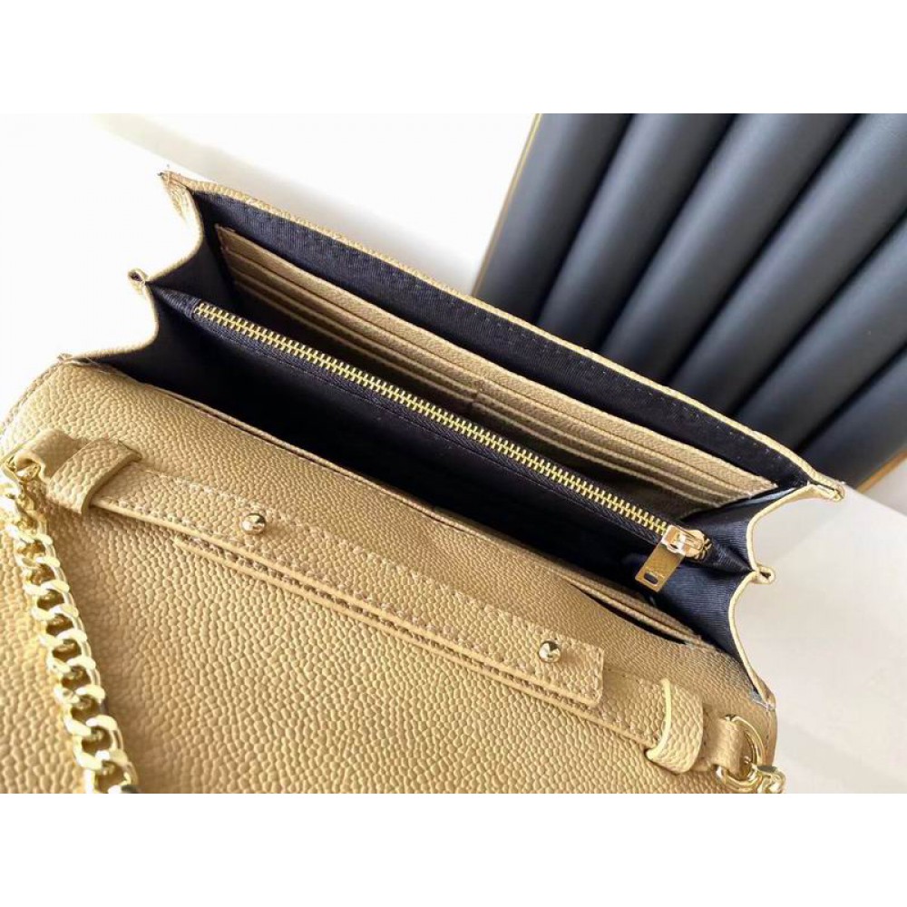 Ysl monogram 22.5x14x4cm beige Bags