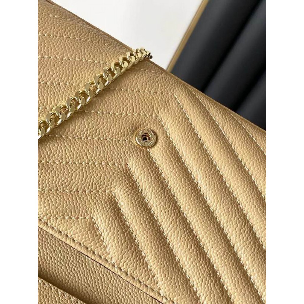 Ysl monogram 22.5x14x4cm beige Bags