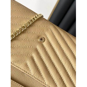 Ysl monogram 22.5x14x4cm beige Bags