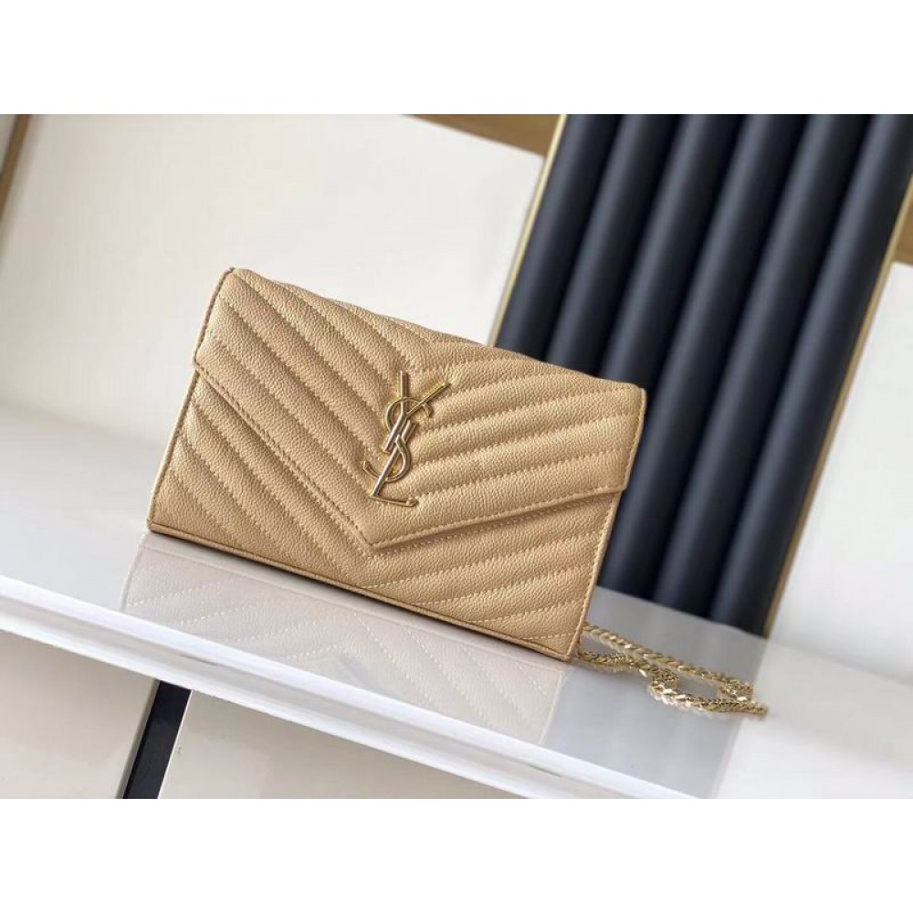 Ysl monogram 22.5x14x4cm beige Bags