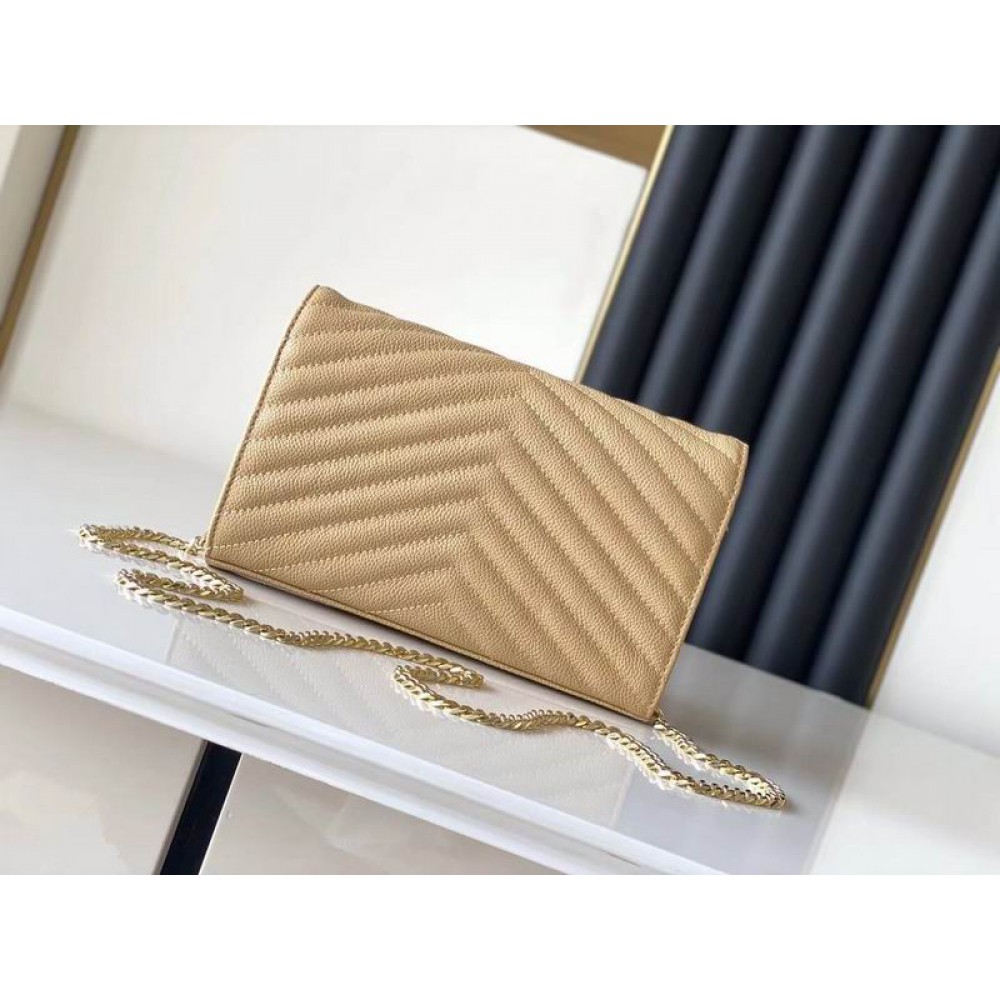 Ysl monogram 22.5x14x4cm beige Bags