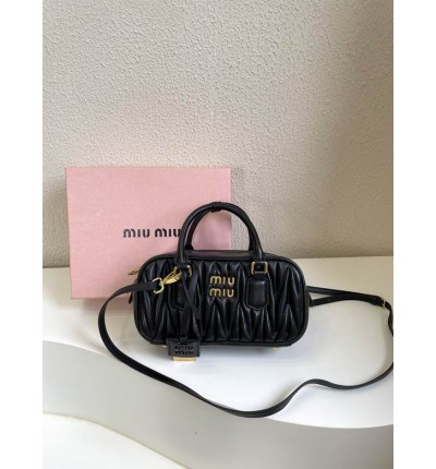 Miu Miu arcadie bag 23x105x7cm black