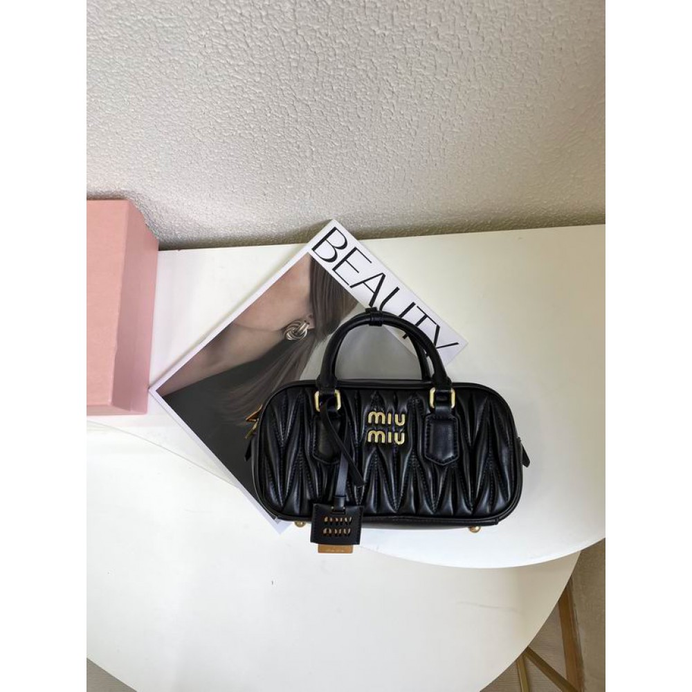 Miu Miu bowling bag 23x105x7cm black Bags