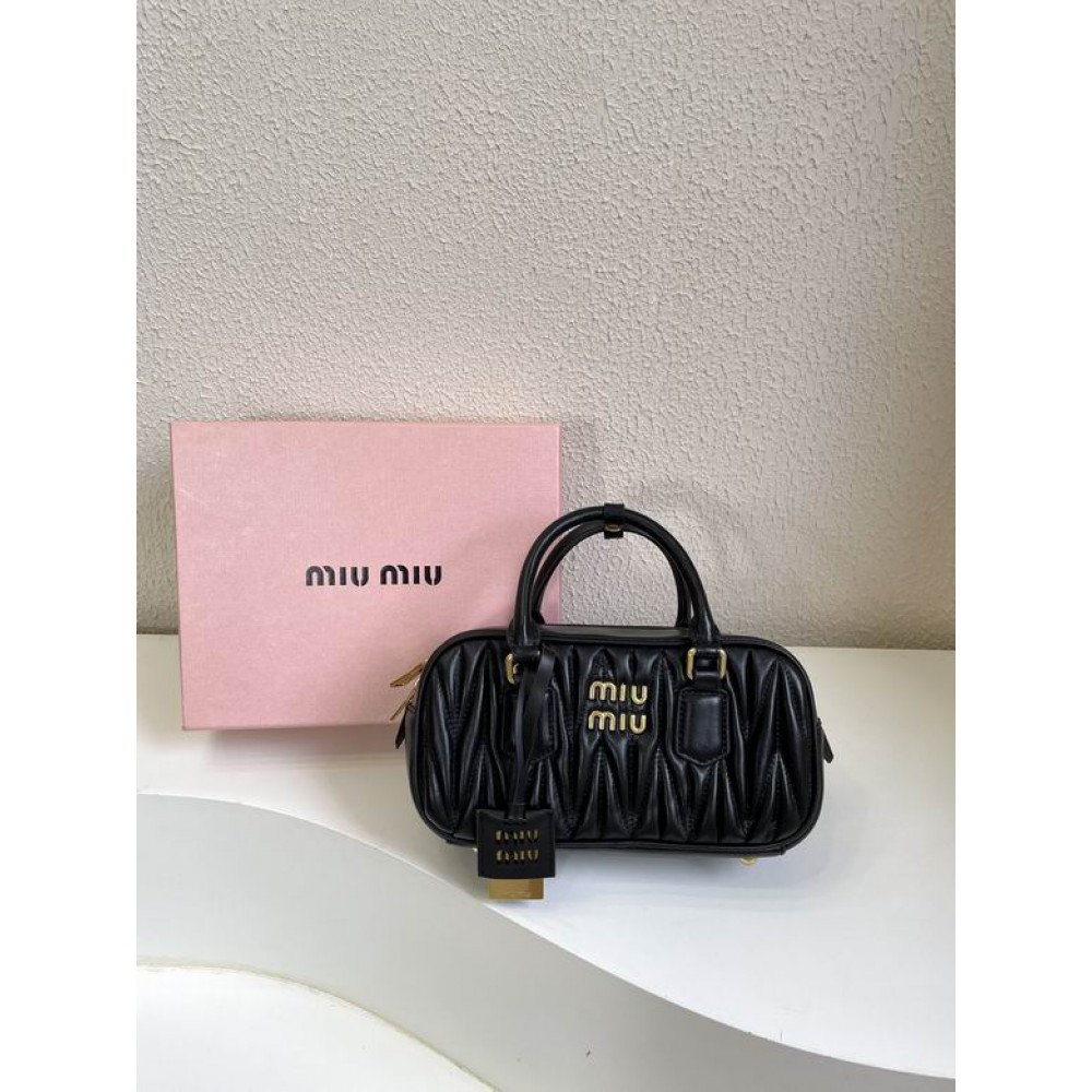 Miu Miu bowling bag 23x105x7cm black Bags